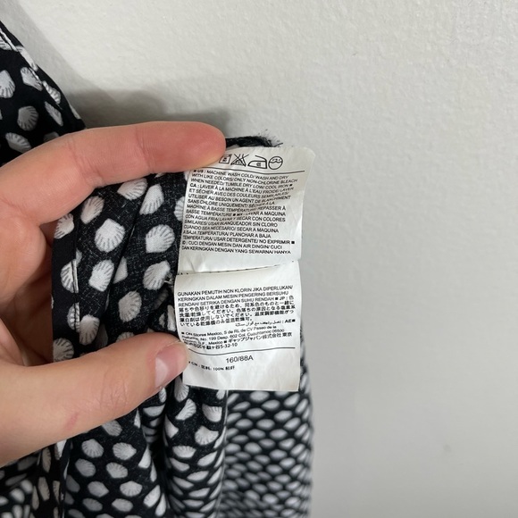 Old Navy Women's Seashell Summer Polka Dot Dress Cotton Beach Size S - Picture 10 of 12